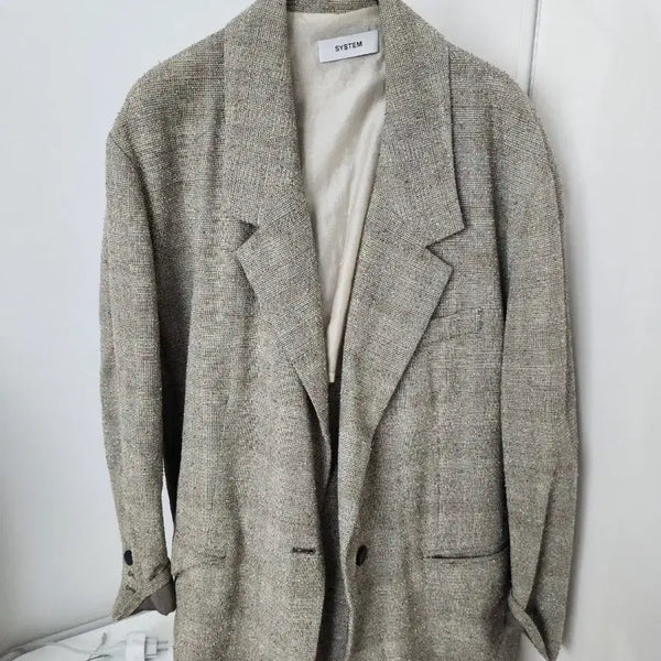 [BUNJANG] System Linen Blend Jacket / 시스템 린넨 혼방 자켓