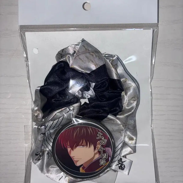 [BUNJANG] Gintama Hijikata Badge & Keychain Set / 히지카타 뱃지슈슈