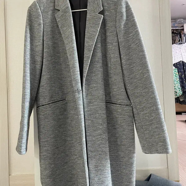 [BUNJANG] VisitoNY New York Grey Jacket / 비지트인뉴욕 그레이 자켓
