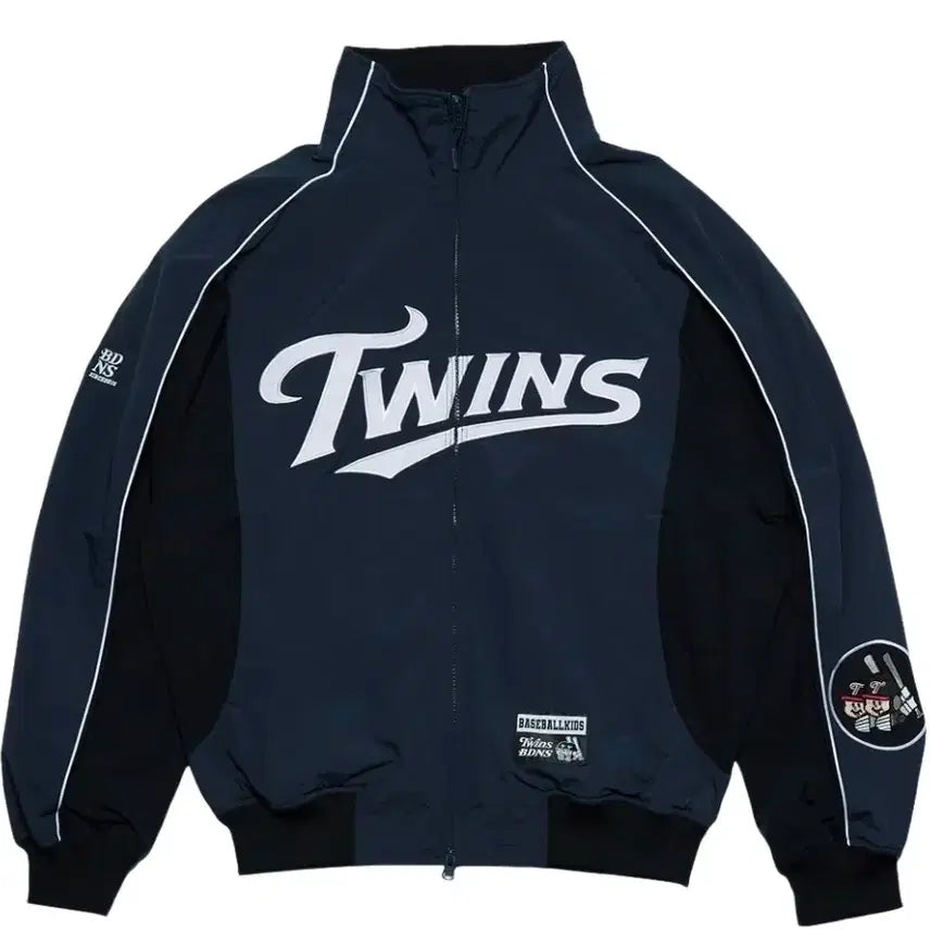 [BUNJANG] Fatherinus x LG Twins Dugout Jacket Version 2 Navy / 빠더너스 x 엘지트윈스 더그아웃 자켓 버전 2 네이비