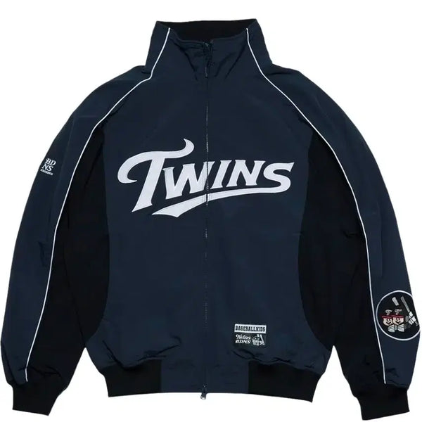 [BUNJANG] Fatherinus x LG Twins Dugout Jacket Version 2 Navy / 빠더너스 x 엘지트윈스 더그아웃 자켓 버전 2 네이비