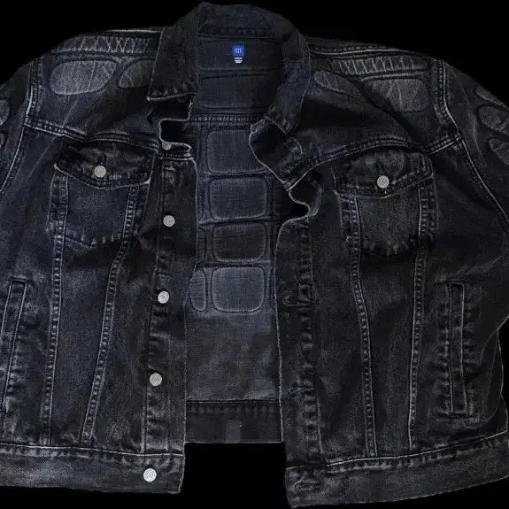 [BUNJANG] Yeezy Gap Padded Denim Jacket (Black-Blue) M / yeezy gap 이지갭 패디드 데님 자켓(흑청) m cn