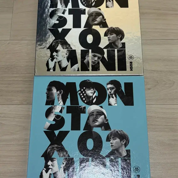 [BUNJANG] MONSTA X RUSH Album (Silver/Blue) / 몬스타엑스 RUSH 앨범 실버/블루