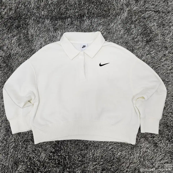[BUNJANG] Nike Cropped Collar Sweatshirt / D24. 나이키 크롭 카라 맨투맨