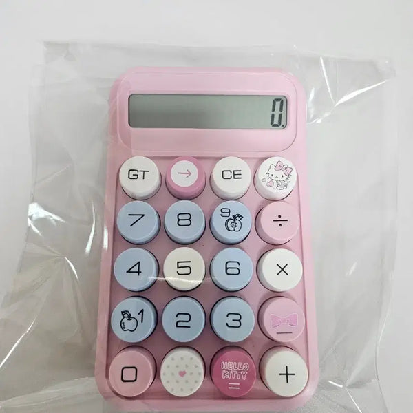 [BUNJANG] Hello Kitty Pink Calculator / (새상품) 헬로키티 핑크 계산기