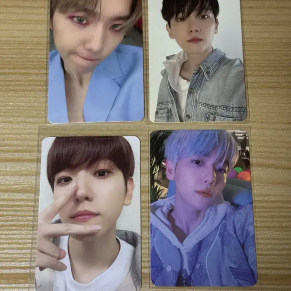 [BUNJANG] Baekhyun 4 Photocard Bundle Set / (일괄) 백현 포토카드 포카 4종 양도 판매