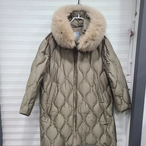 [BUNJANG] LBL Goose Down Padded Parka Beige / LBL 구스패딩