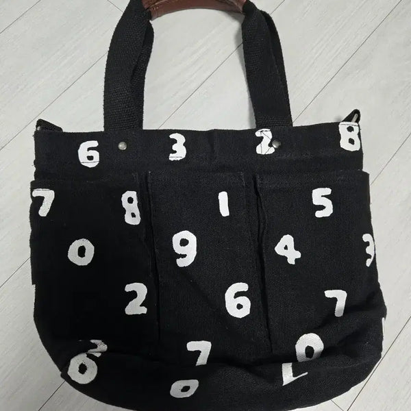 [BUNJANG] SOU.SOU Numeric Pattern Tote Bag / 소우소우 숫자 패턴 토트백