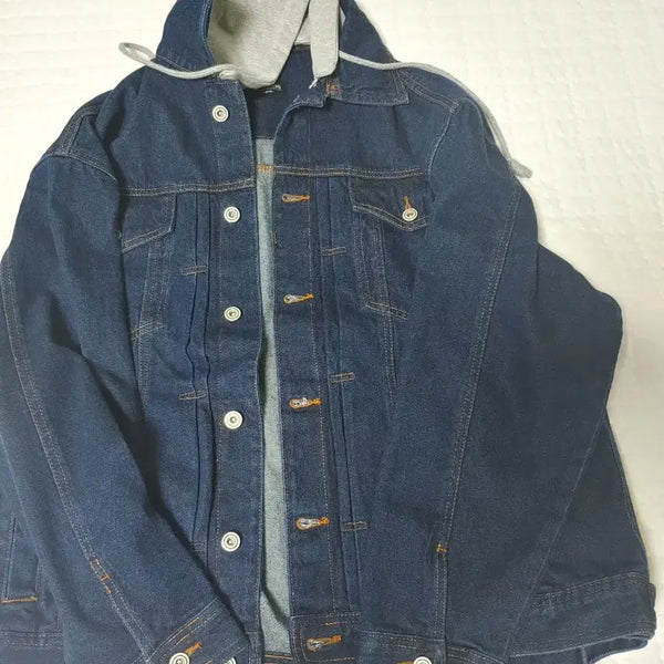 [BUNJANG] Wellspring Detachable Hood Denim Jacket / 청자켓 팝니다