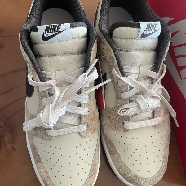 [BUNJANG] Nike Dunk Low Khaki Beige Suede / 나이키 덩크 로우 카키 베이지 스웨이드 270