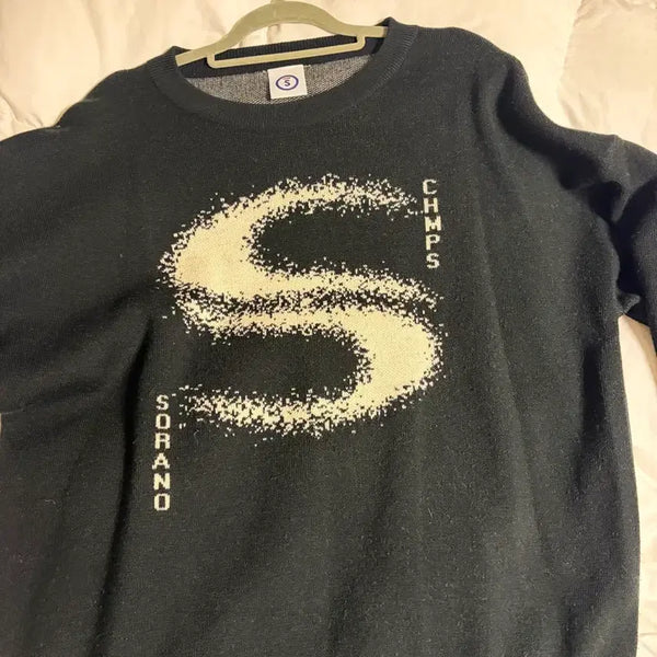 [BUNJANG] Sorano S Logo Knit / 소라노 니트