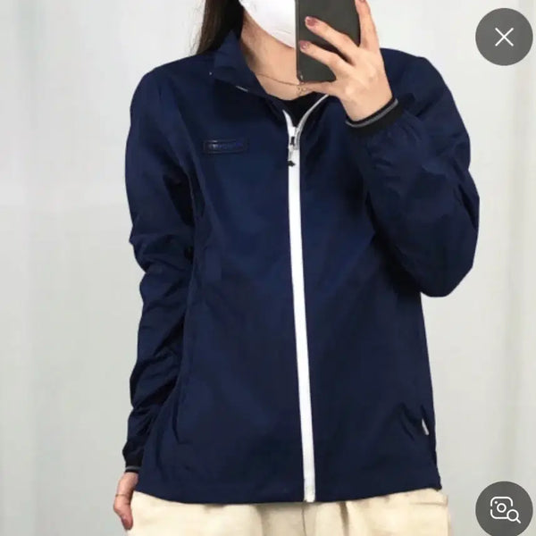 [BUNJANG] Discovery Navy Windbreaker Jacket Size 90 / 디스커버리 네이비 바람막이 자켓 90