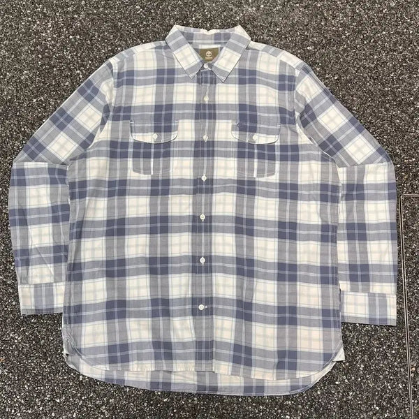 [BUNJANG] Timberland Two Pocket Checkered Shirt / 팀버랜드 투포켓 체크셔츠s12924