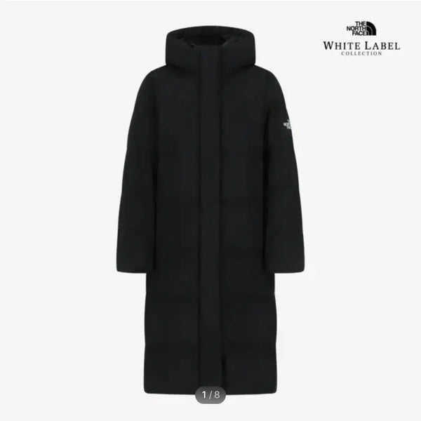 [BUNJANG] The North Face White Label Long Padding Black / 노스페이스 화이트라벨 롱패딩 블랙