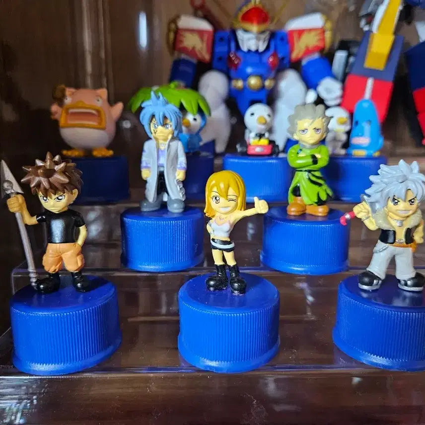 [BUNJANG] Rave Bottle Cap Figure Bundle Set / 고전/희귀) 레이브 rave 보틀캡 피규어 일괄