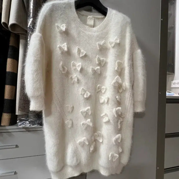 [BUNJANG] Osecon Angora Sweater / 오즈세컨 앙고라스웨터