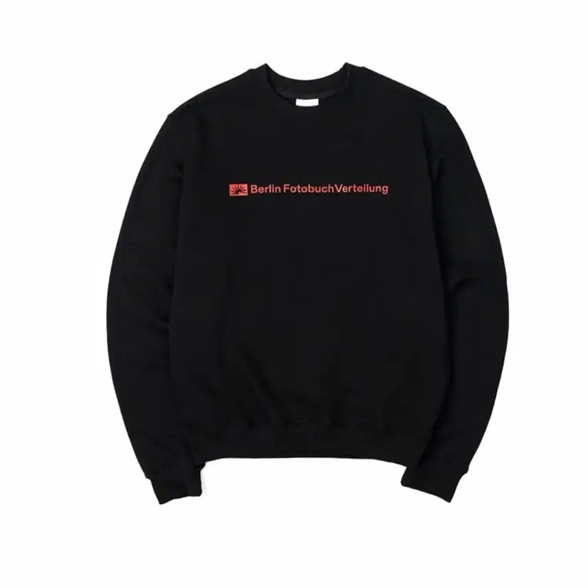 [BUNJANG] BFV Center Logo Sweatshirt Black M / BFV Center logo sweatshirt black M 베를린포토북디스트리뷰션 맨투맨