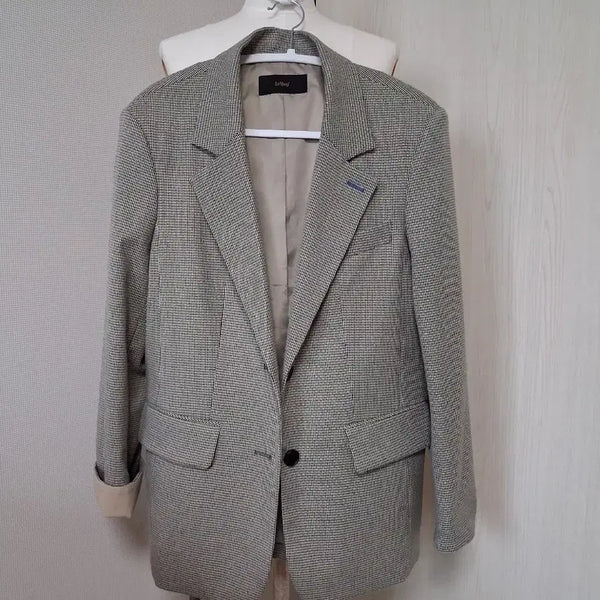 [BUNJANG] Leshop Check Pattern Blazer Jacket / 르샵 체크 패턴 블레이저 자켓