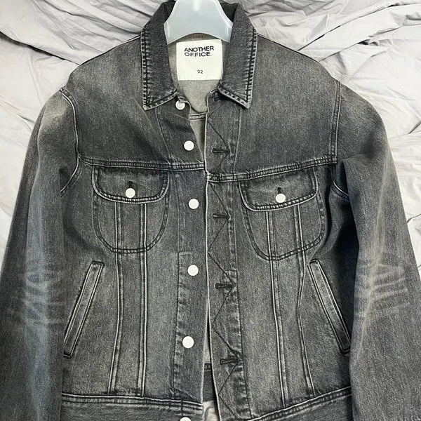 [BUNJANG] Another Office Denim Jacket Size 2 / 어나더오피스 데님자켓 2사이즈