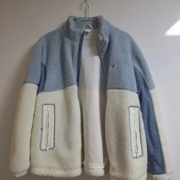 [BUNJANG] Reebok Fleece Jacket / 리복 뽀글이 플리스 자켓