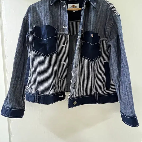 [BUNJANG] Dickies Striped Denim Jacket / 디키즈 스트라이프 데님 자켓