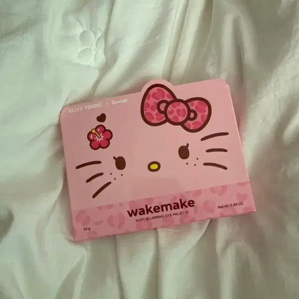 [BUNJANG] WAKEMAKE Hello Kitty 32 Peach Sandy Blurring / 웨이크메이크 헬로키티 32 피치샌디 블러링