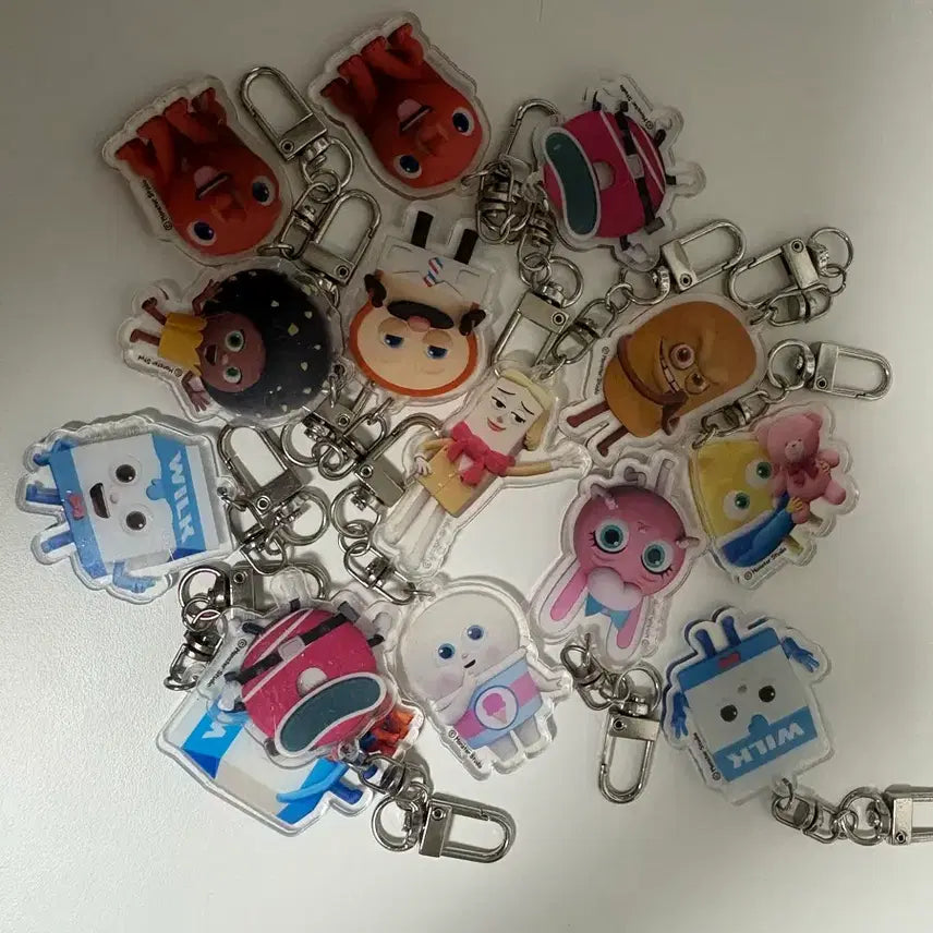 [BUNJANG] Bread Barbershop Acrylic Keyring Bundle Set / 브레드 이발소 아크릴 키링 일괄