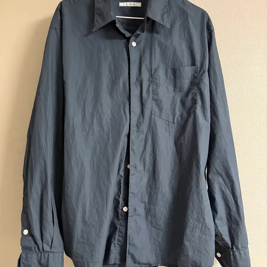 [BUNJANG] WEGO Undressed Shirt Navy Size 1 / 뤡코즈 언드레스 셔츠 네이비 1