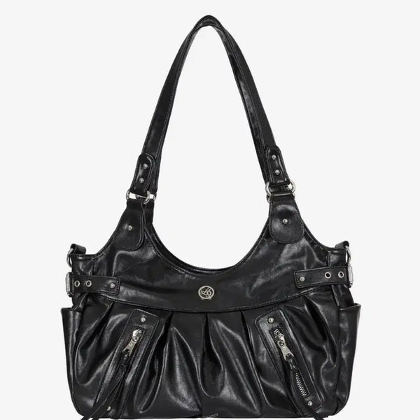 [BUNJANG] Illico Amber Buckle Shoulder Bag Black / 일리고 엠버 버클 숄더 백 블랙