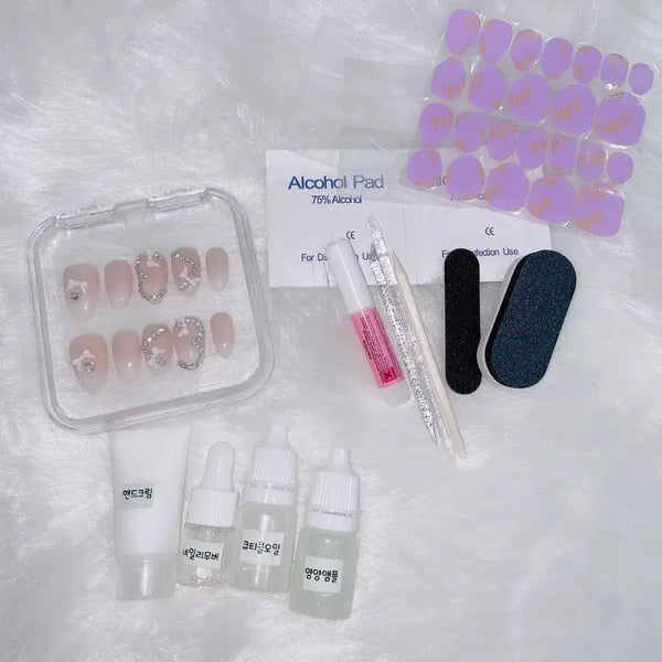 [BUNJANG] Handmade Nail Tip Kit Set / 수제네일팁 키트 set 개별구매가능