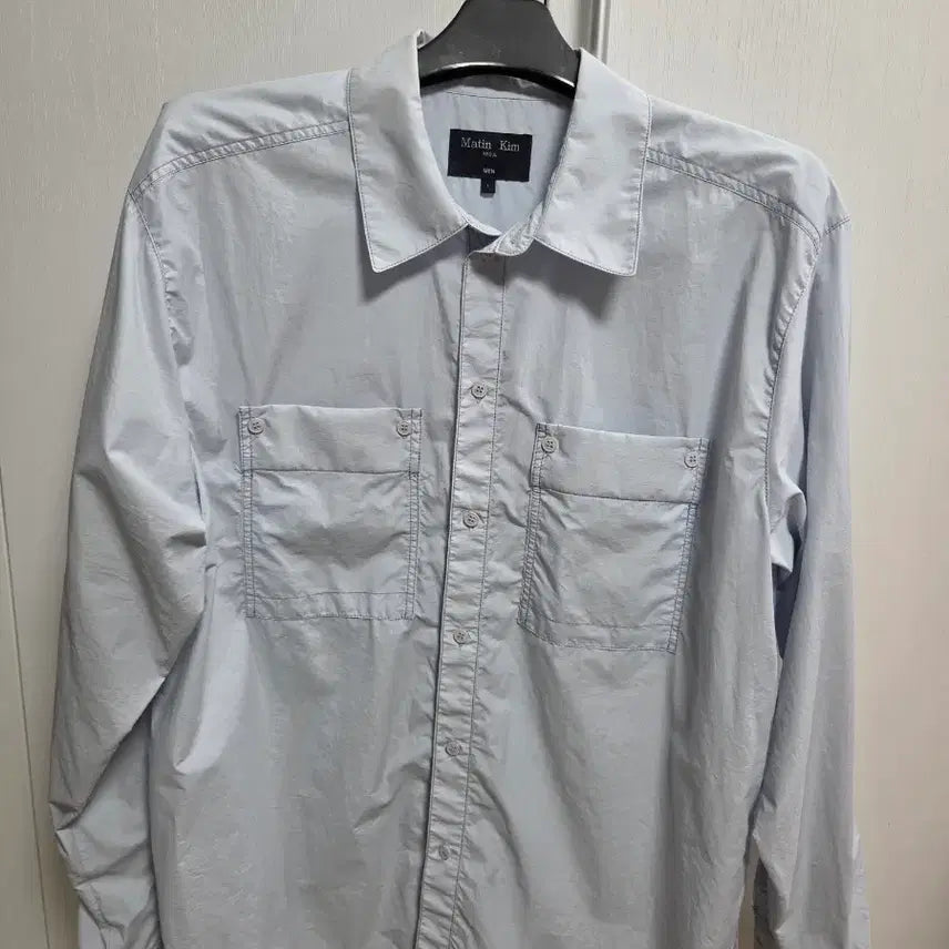 [BUNJANG] Matin Kim Light Blue Shirt / 마뗑킴 셔츠 연하늘색