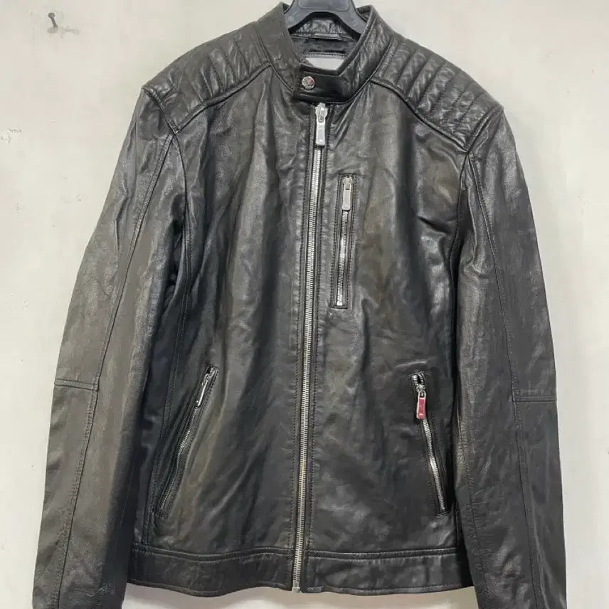 [BUNJANG] ZARA Genuine Leather Rider Jacket (Size M) / ZARA 자라 가죽 자켓.양가죽.라이더