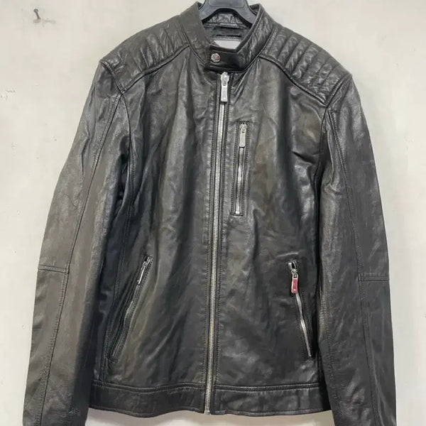 [BUNJANG] ZARA Genuine Leather Rider Jacket (Size M) / ZARA 자라 가죽 자켓.양가죽.라이더