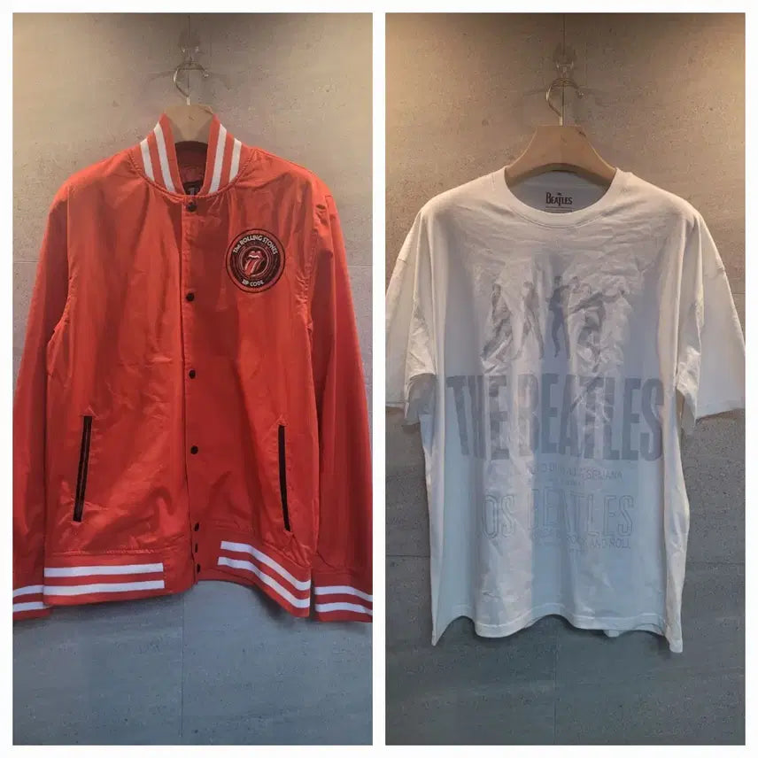 [BUNJANG] The Rolling Stones Varsity Jacket / 롤링스톤즈. 바시티 자켓. 미착.