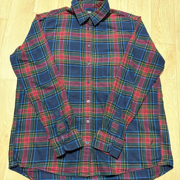 [BUNJANG] Uniqlo Checkered Shirt Medium / 유니클로 체크 셔츠 M