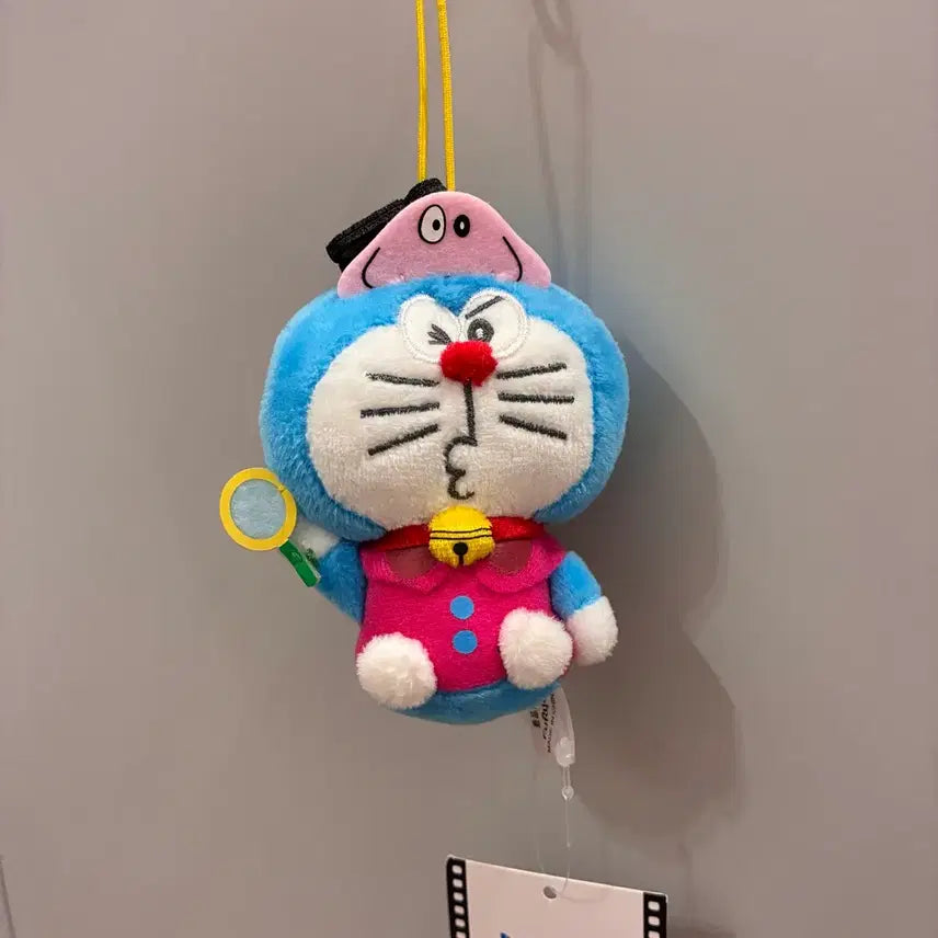 [BUNJANG] Doraemon Plush Strap Keychain / 도라에몽 인형 스트랩 키링