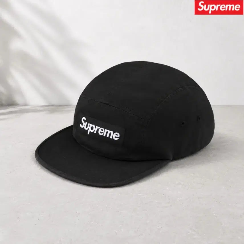 [BUNJANG] Supreme Camp Cap Black / 슈프림 캠프캡 블랙