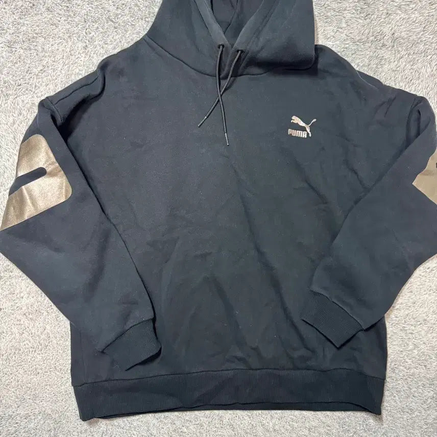 [BUNJANG] Puma Black Hoodie L / 푸마 블랙 후드티(L)