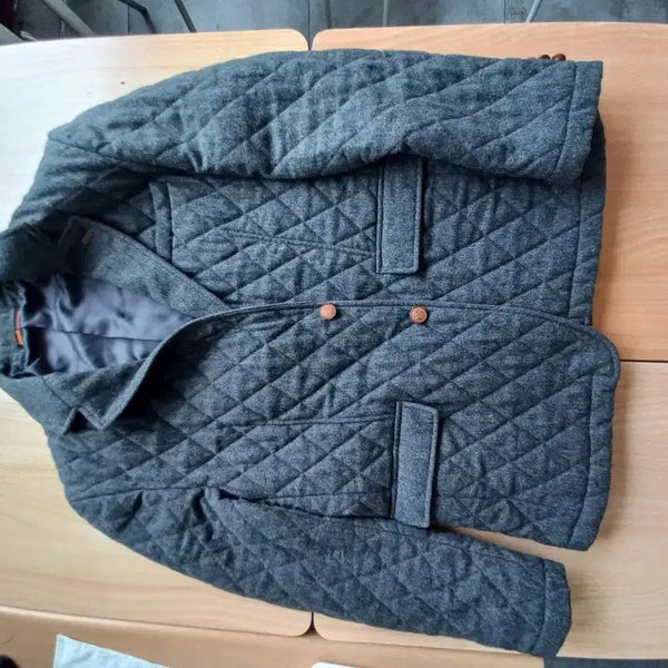 [BUNJANG] Men's Grey Quilting Jacket / 킨록바이킨록앤더슨 퀼팅 자켓 남성용 그레이