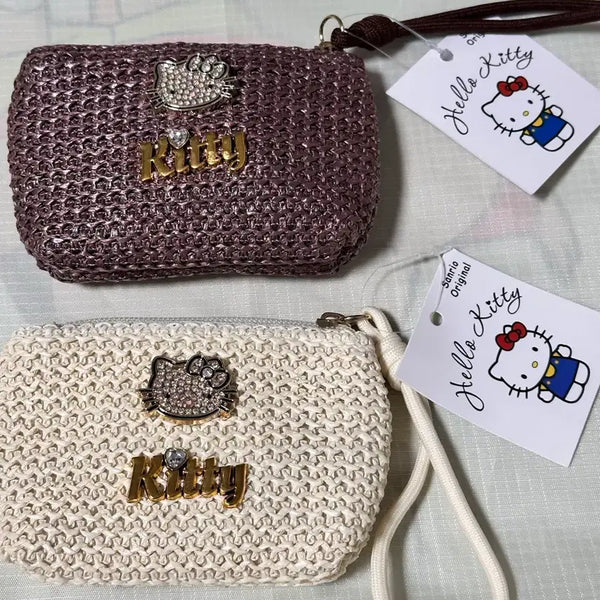[BUNJANG] Hello Kitty Keyring Pouch 2-Piece Bundle Set / 헬로키티 키링 파우치 2개 세트 일괄