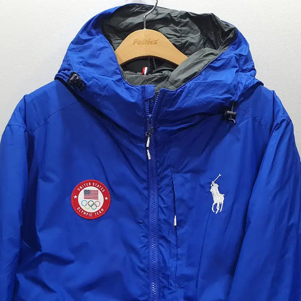 [BUNJANG] Polo Ralph Lauren USA Olympic Down Jacket XL / (선수단지급용) 2022 올림픽 폴로 랄프로렌 USA 다운자켓 XL (가로64 세로77)