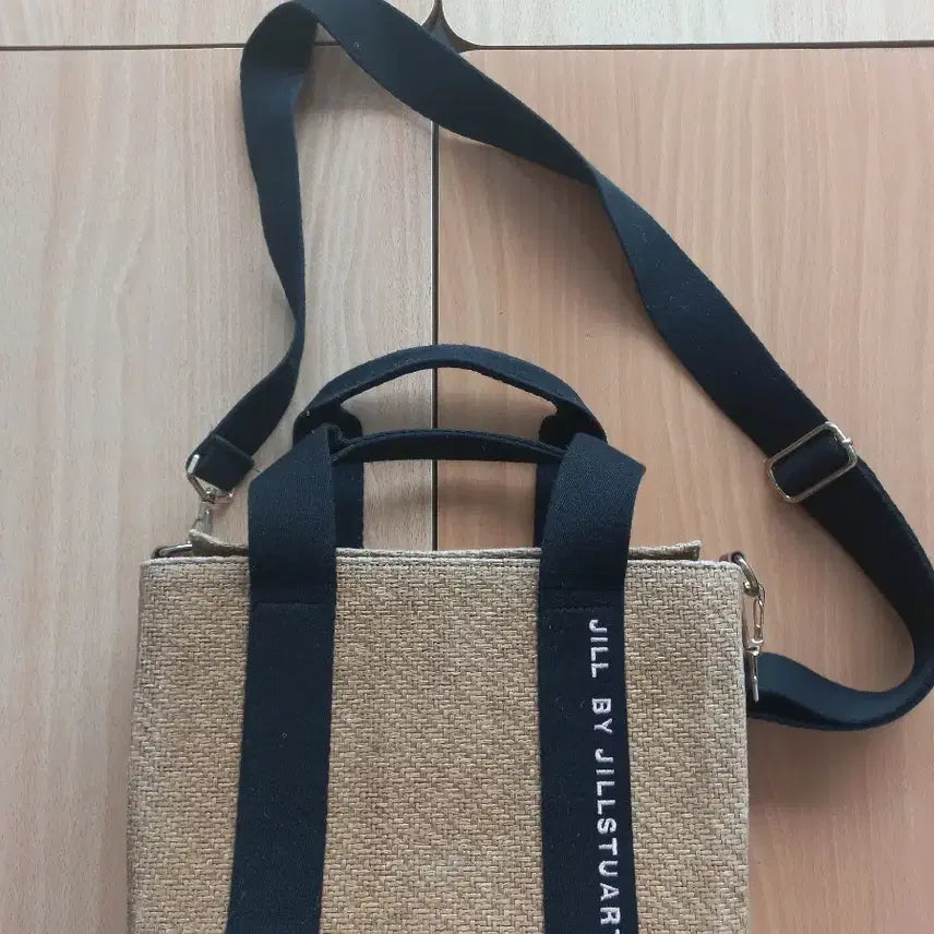 [BUNJANG] Jill by Jill Stuart Shoulder Bag Beige/Black / 질 바이 질스튜어트 숄더백 베이지/블랙