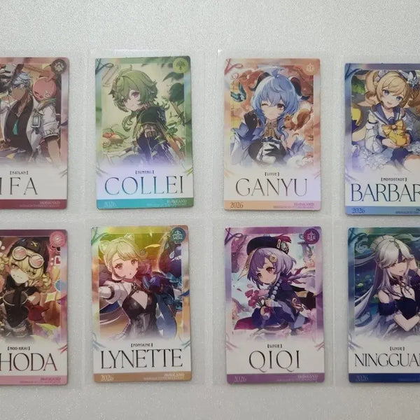 [BUNJANG] HoYoverse Genshin Impact Divination Card Set / 호요랜드 원신 점괘 2026 점괘 카드 세트 감우 치치 리넷 이파 콜레이 바바라 응광 야호다 포토카드 포카 굿즈