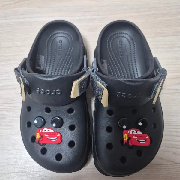 [BUNJANG] Crocs McQueen Black Sandals / 크록스 맥퀸 블랙 샌들