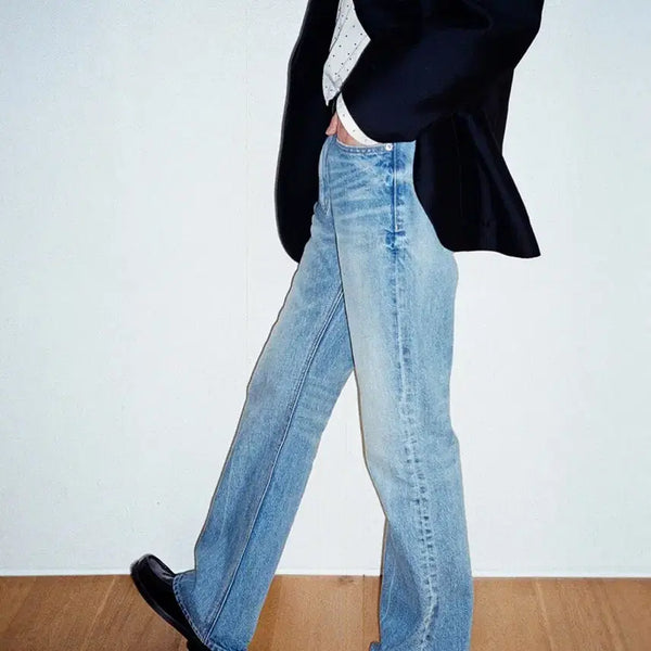 [BUNJANG] Sillian Rail Flare Denim - Size 1 / [1]실리안 레일 플레어 데님