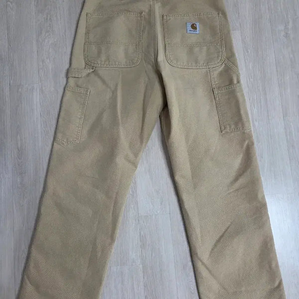 [BUNJANG] Carhartt Carpenter Work Pants Beige / 칼하트 카펜터 워크팬츠 베이지 웍스아웃 정품