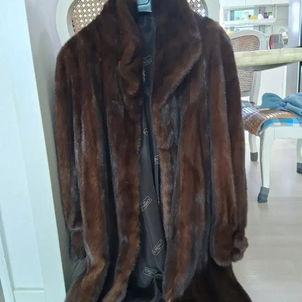 [BUNJANG] Brown Mink Fur Coat / 밍크 코트 브라운