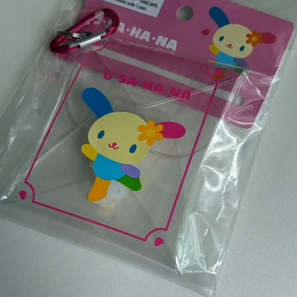 [BUNJANG] Usahana Transparent Case Keyring / 우사하나 투명 케이스키링