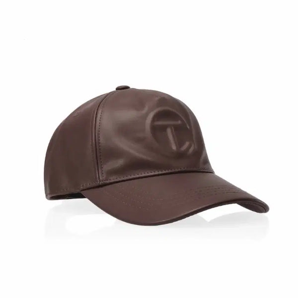 [BUNJANG] Telfar Logo Embossing Cap Hat Brown / 텔파 로고 앰보싱 캡모자 브라운
