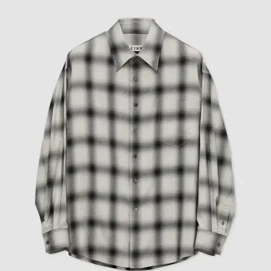 [BUNJANG] COOR Oversized Western Check Shirt / 쿠어 오버사이즈 웨스턴 체크 셔츠 [s]